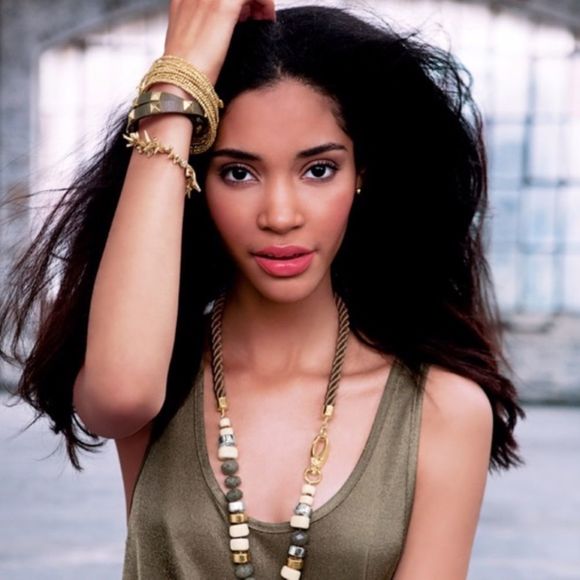 stella & dot ~ gold bardot spiral bangle bracelet - Picture 3 of 9